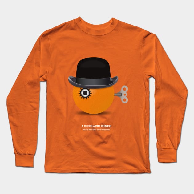 A Clockwork Orange - Alternative Movie Poster Long Sleeve T-Shirt by MoviePosterBoy